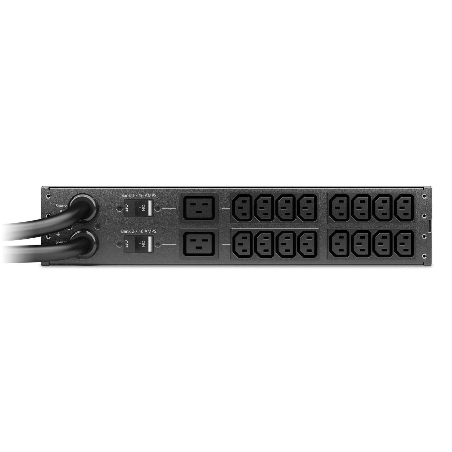 Rack ATS, 230V, 32A, IEC 309 in, (16) C13 (2) C19 out AP4424A