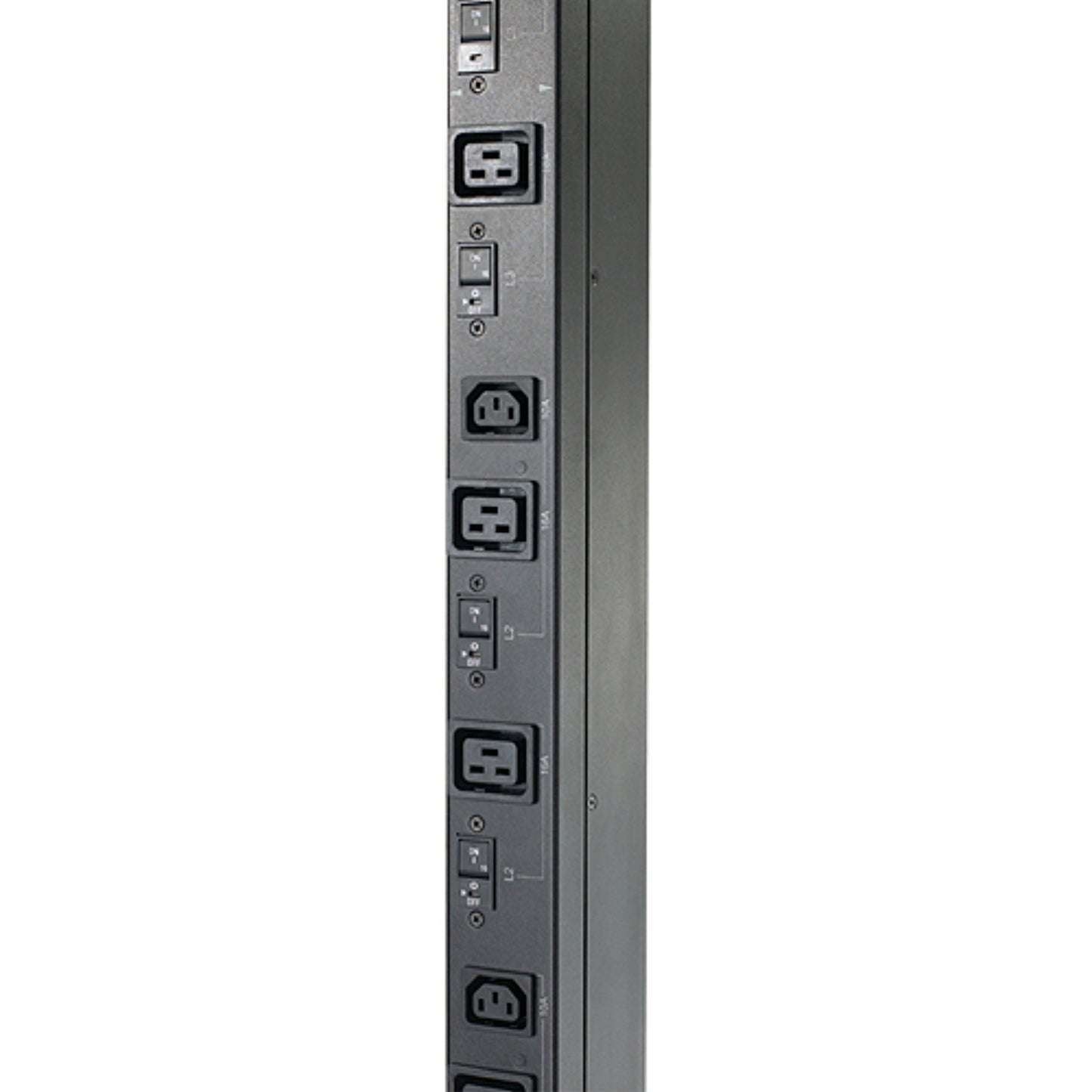 Rack PDU, Basic, Zero U, 22kW, 230V, (6) C19 & (3) C13, High Temp AP7555A