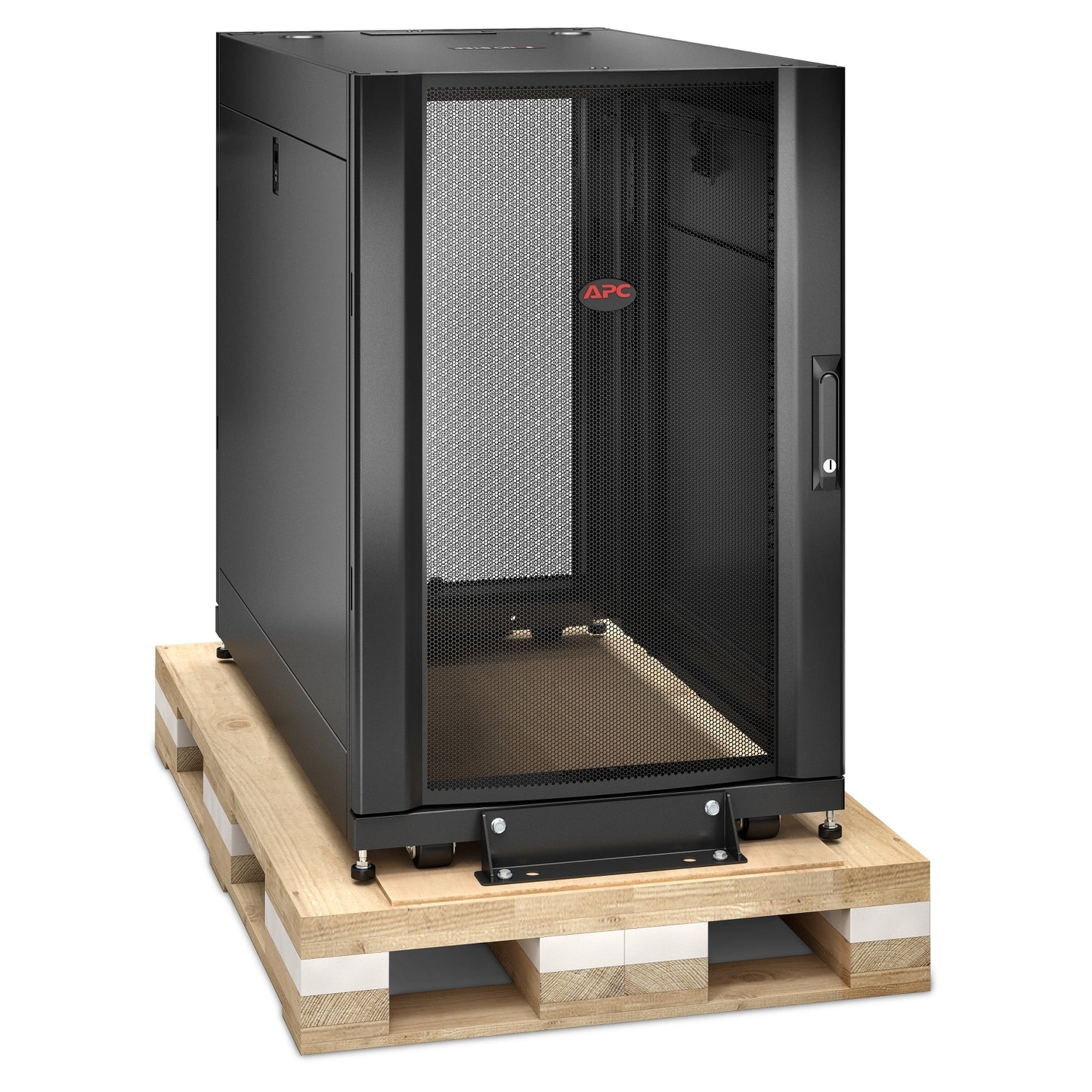 APC NetShelter SX 18U Server Rack Enclosure 600mm x 1070mm w/ Sides Black Shock Packaging AR3106SP