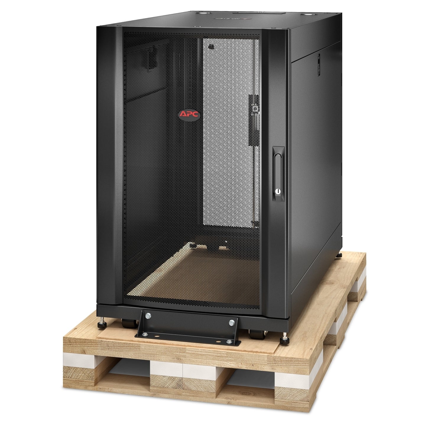 APC NetShelter SX 18U Server Rack Enclosure 600mm x 1070mm w/ Sides Black Shock Packaging AR3106SP