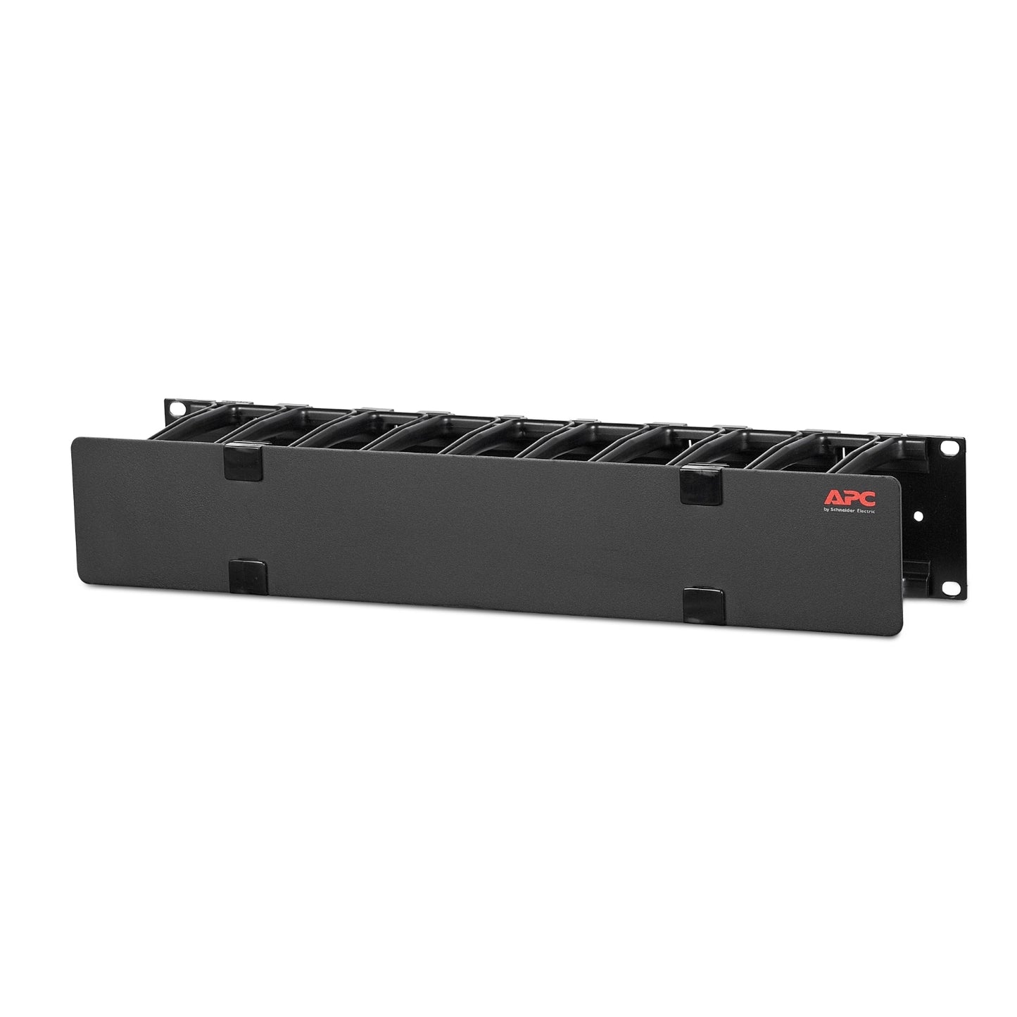Horizontal Cable Manager, 2U x 4" Deep, Single-Sided with Cover AR8600A