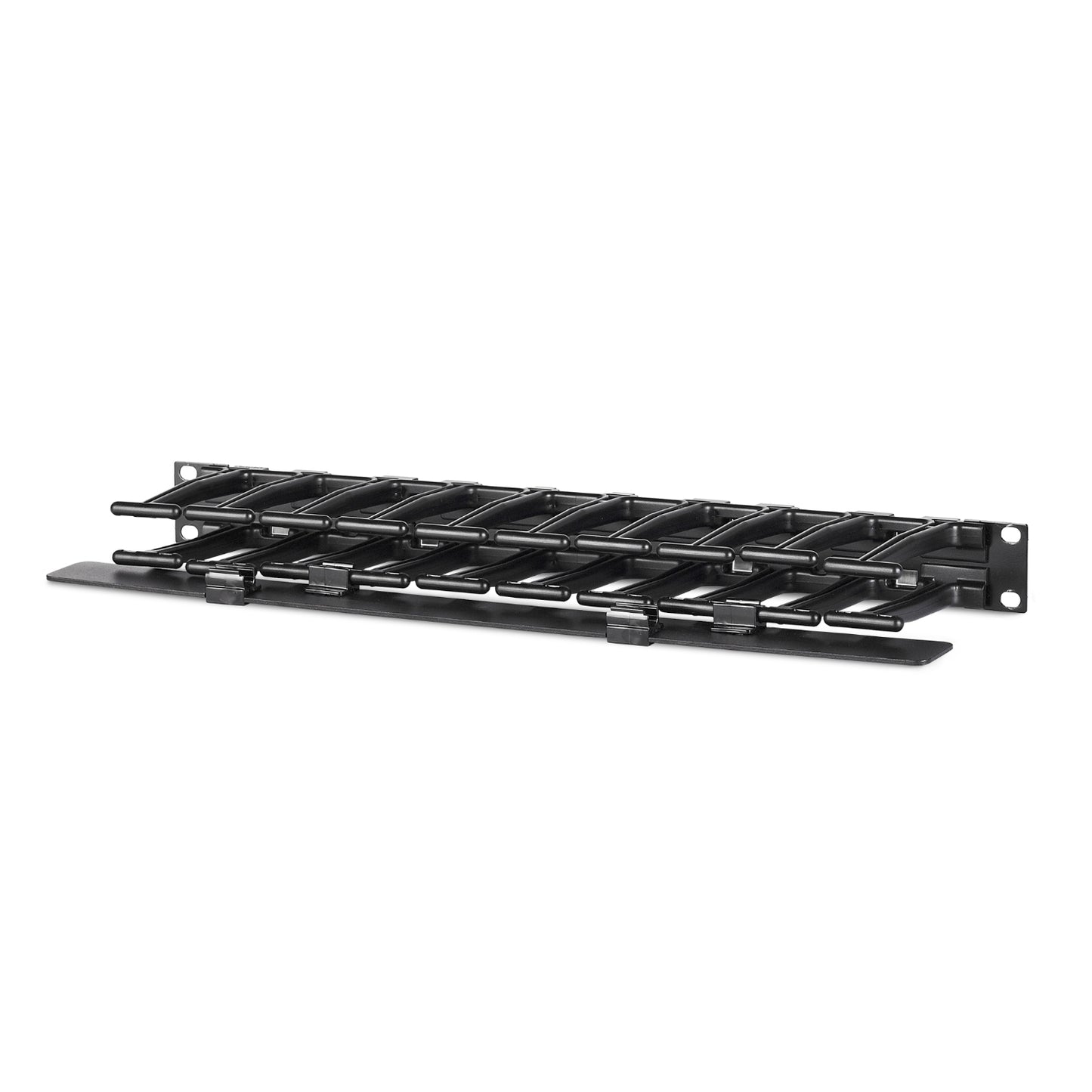 Horizontal Cable Manager, 1U x 4" Deep, Single-Sided with Cover AR8602A