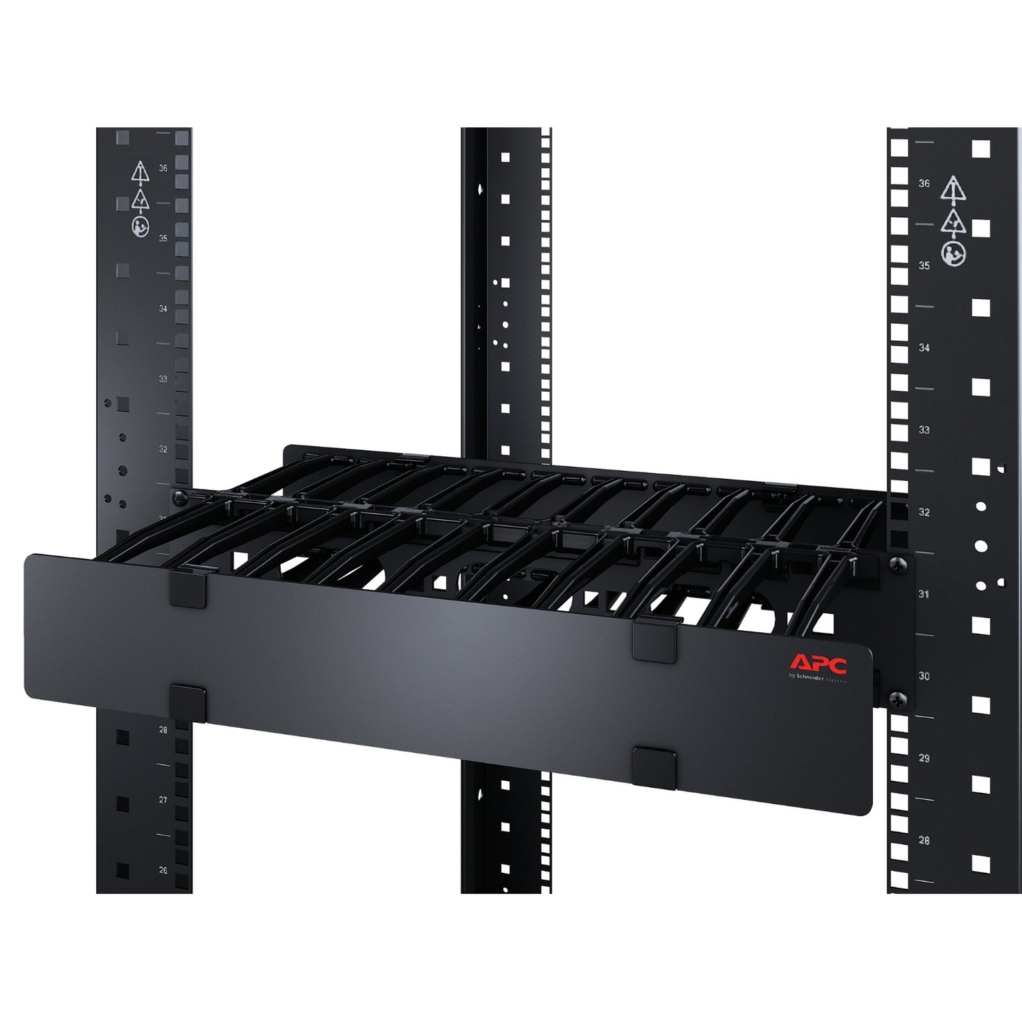 1U Horizontal Cable Manager, 6" deep, Single-Sided AR8612
