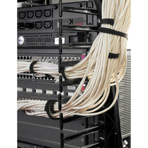 Valueline, Vertical Cable Manager for 2 & 4 Post Racks, 84"H X 6"W, Single-Sided with Door AR8715