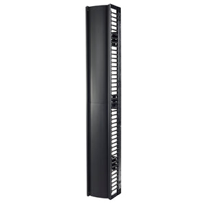 Valueline, Vertical Cable Manager for 2 & 4 Post Racks, 84"H X 12"W, Single-Sided with Door AR8765