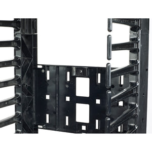 Valueline, Vertical Cable Manager for 2 & 4 Post Racks, 96"H X 12"W, Single-Sided with Door AR8768