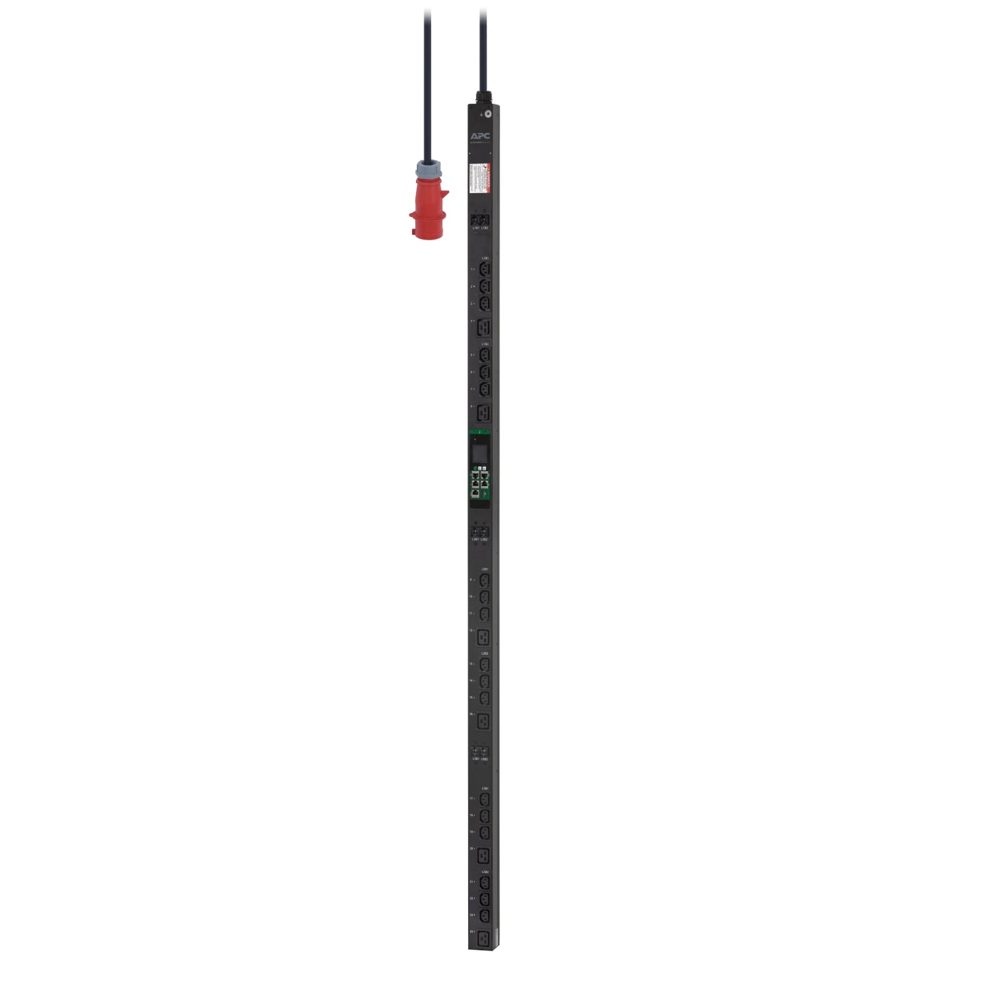 EasyPDU, Metered-by-Outlet with Switching, ZeroU, 22kW, 230V, (18) C13 & (6) C19 EPDU1232SMBO