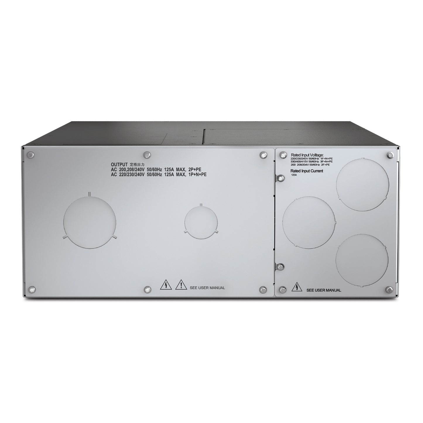 APC Service Bypass Panel 200/208/230/240V MBB 125A HW Input/Output SBP20KP