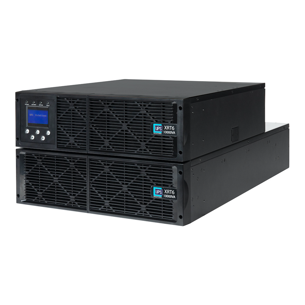 UPS Solutions XRT6 10kVA Online UPS with Long Life Battery + SNMP & Surge Protection | XRT6-10000L