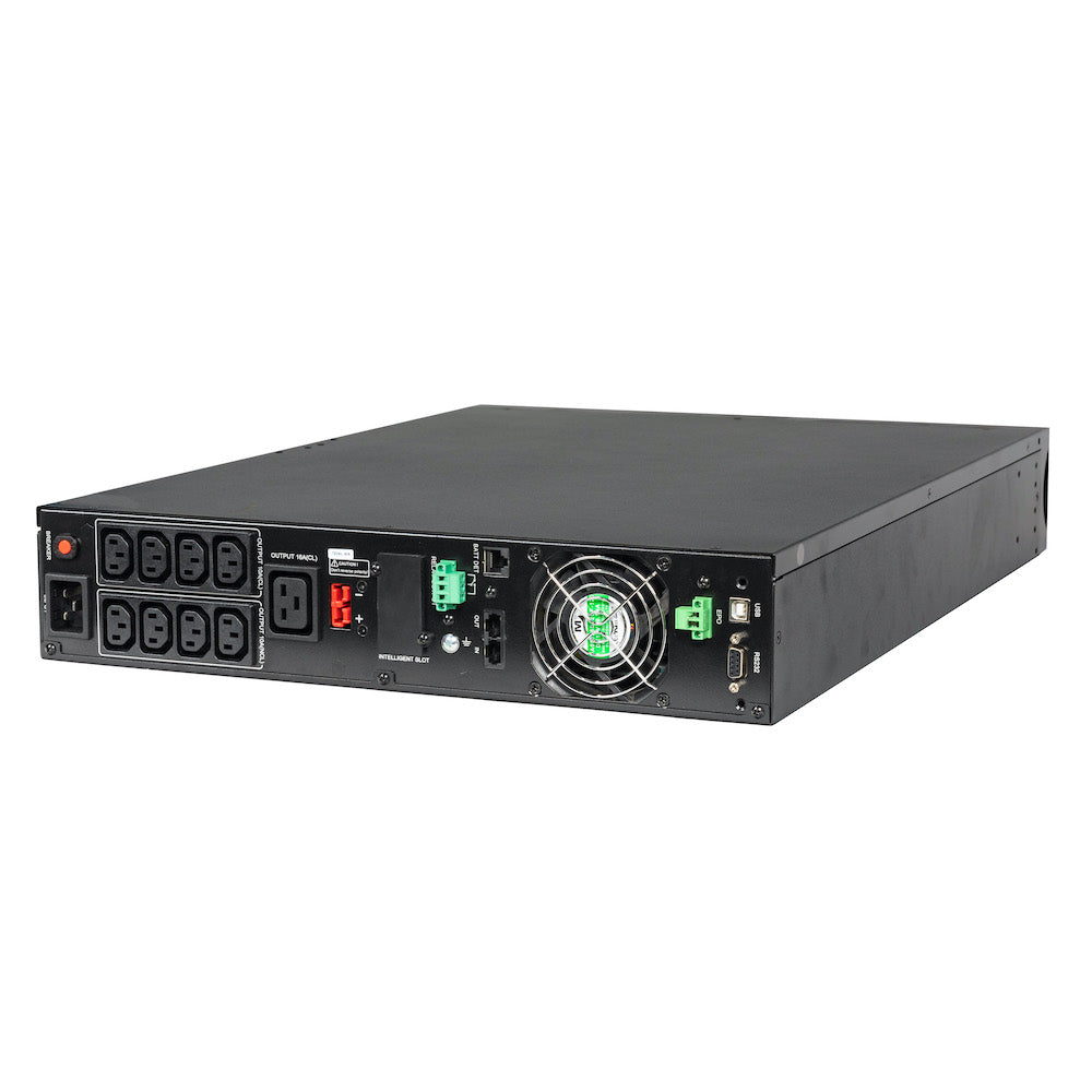 UPS Solutions XRT6 Online UPS 3KVA with 10 Year Design Life Batteries as Standard - 230V Rack/Tower 6U w/ Long Life Battery - XRT6-3000L