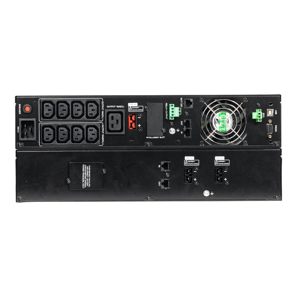 UPS Solutions XRT6 Online UPS 3KVA with 10 Year Design Life Batteries as Standard - 230V Rack/Tower 6U w/ Long Life Battery - XRT6-3000L