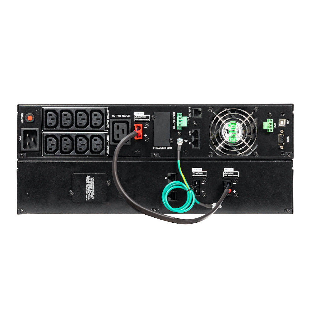 UPS Solutions XRT6 Online UPS 3KVA with 10 Year Design Life Batteries as Standard - 230V Rack/Tower 6U w/ Long Life Battery - XRT6-3000L
