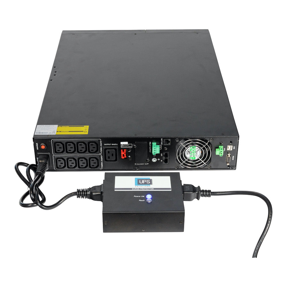 UPS Solutions XRT6 Online UPS 3KVA with 10 Year Design Life Batteries as Standard - 230V Rack/Tower 6U w/ Long Life Battery - XRT6-3000L