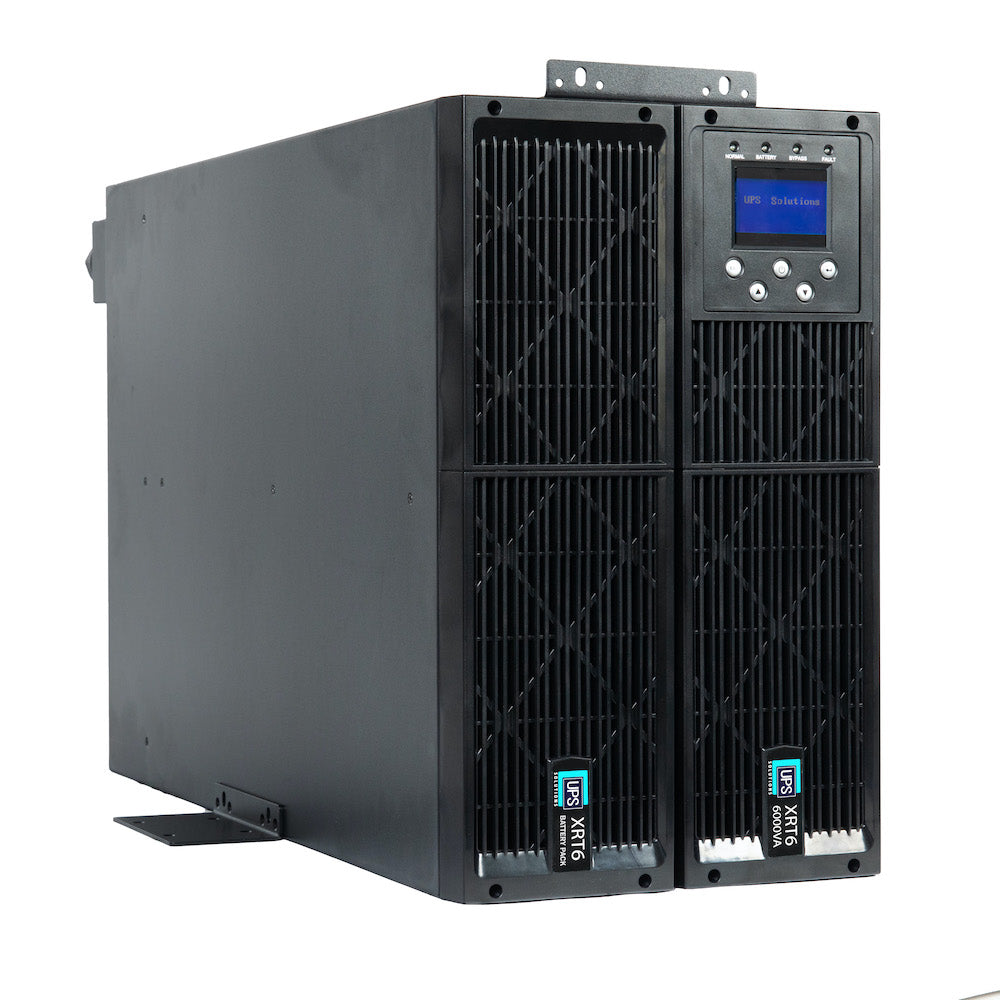 UPS Solutions XRT6 6kVA Online UPS with Long Life Battery + SNMP & Surge Protection | XRT6-6000L