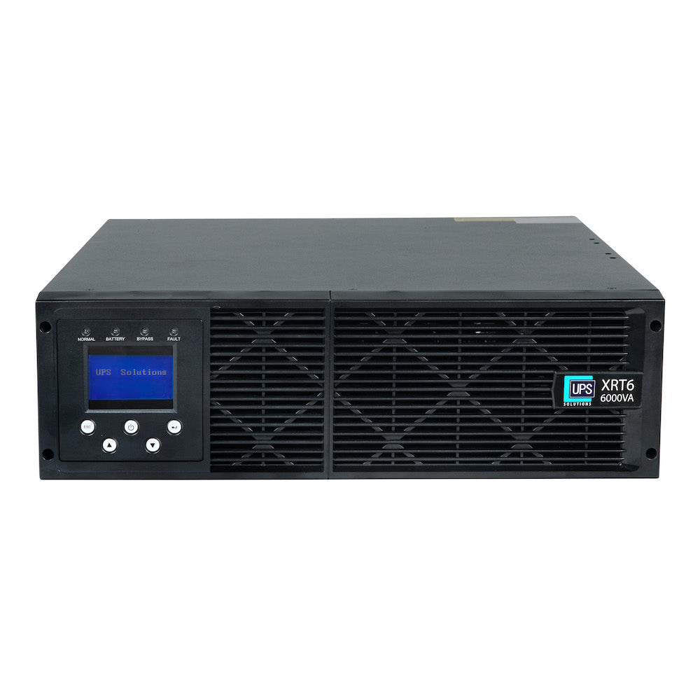 UPS Solutions XRT6 6kVA Online UPS with Long Life Battery + SNMP & Surge Protection | XRT6-6000L