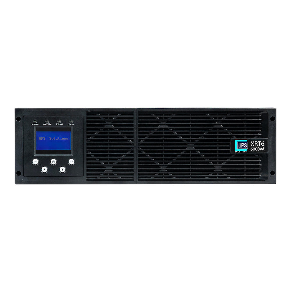 UPS Solutions XRT6 6kVA Online UPS with Long Life Battery + SNMP & Surge Protection | XRT6-6000L