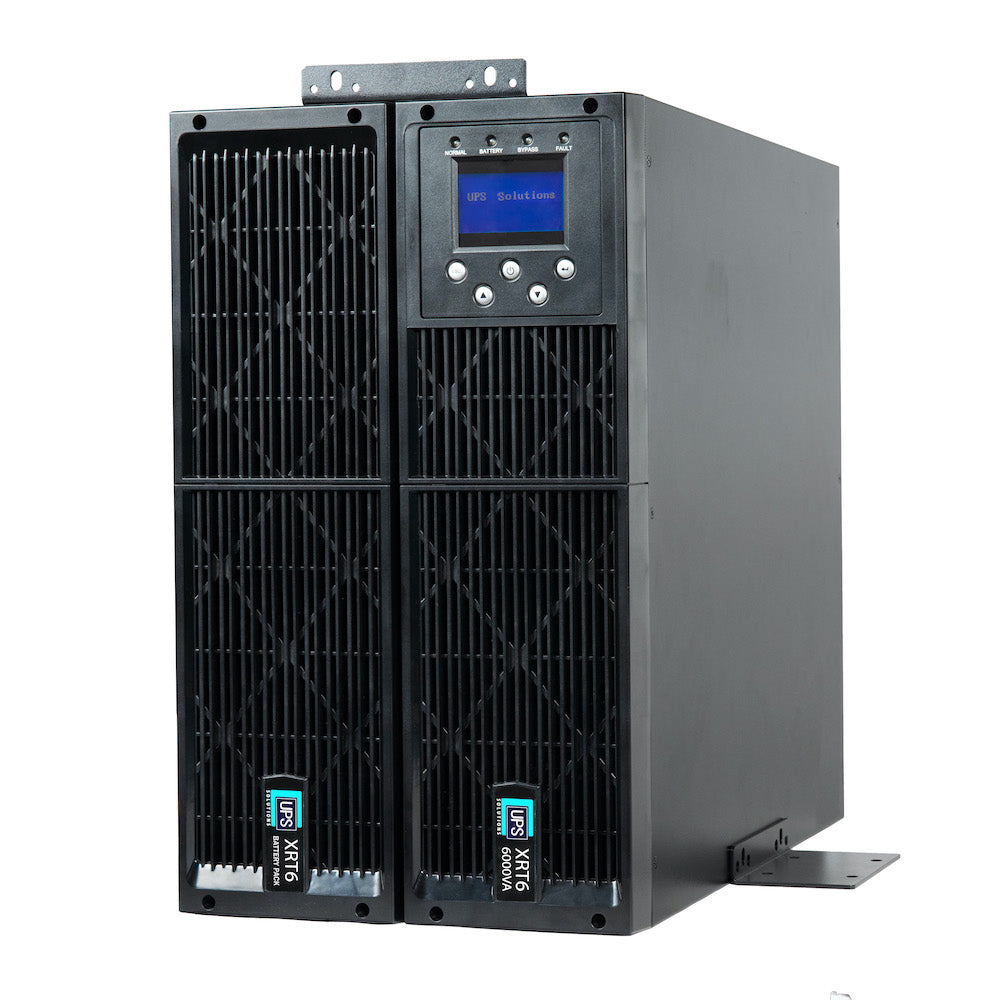 UPS Solutions XRT6 6kVA Online UPS with Long Life Battery + SNMP & Surge Protection | XRT6-6000L