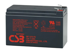 GP1272F2X2 12v 7.2Ah Sealed Lead Acid Battery (x2) GP1272F2X2