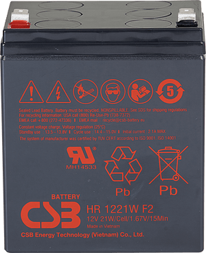 COMPAQ R5500XR UPS Batteries - HR1221W (x10) HR1221WF2X10-COMPAQ-R5500XR