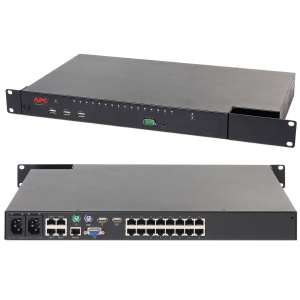 APC KVM 2G, Enterprise Digital/IP, 2 Remote Users, 1 Local User, 16 ports with Virtual Media KVM2116P