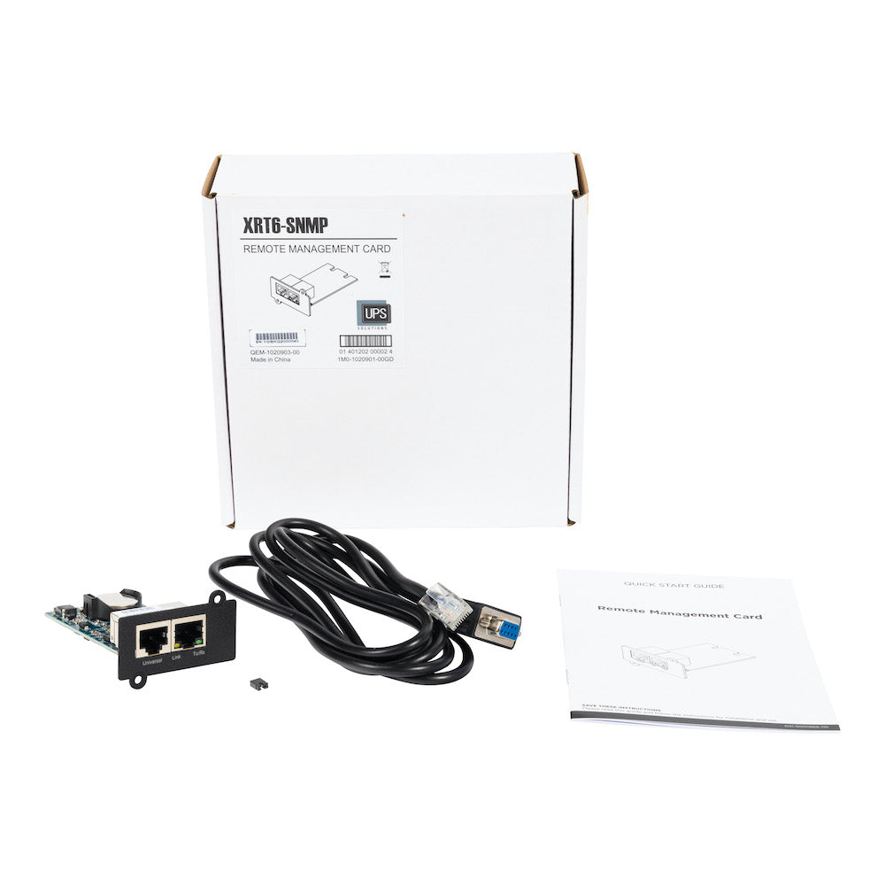UPS Solutions XRT6 10kVA Online UPS with Long Life Battery + SNMP & Surge Protection | XRT6-10000L