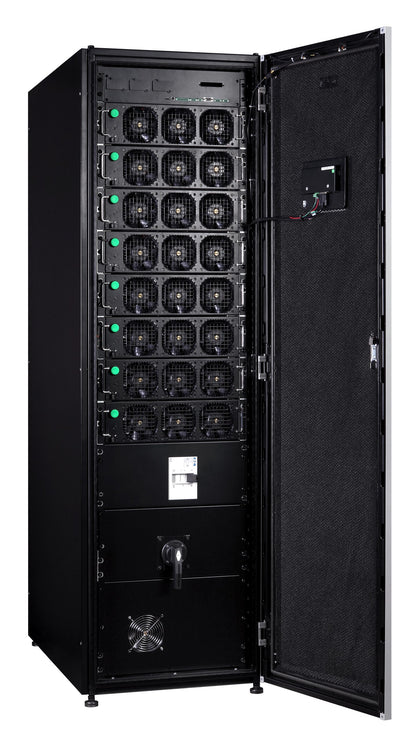 93PR 125kW UPS upgradeable to 200kW, 5 x UPM in a 200kW Frame with top exhaust & side car  93PR125-200-TE