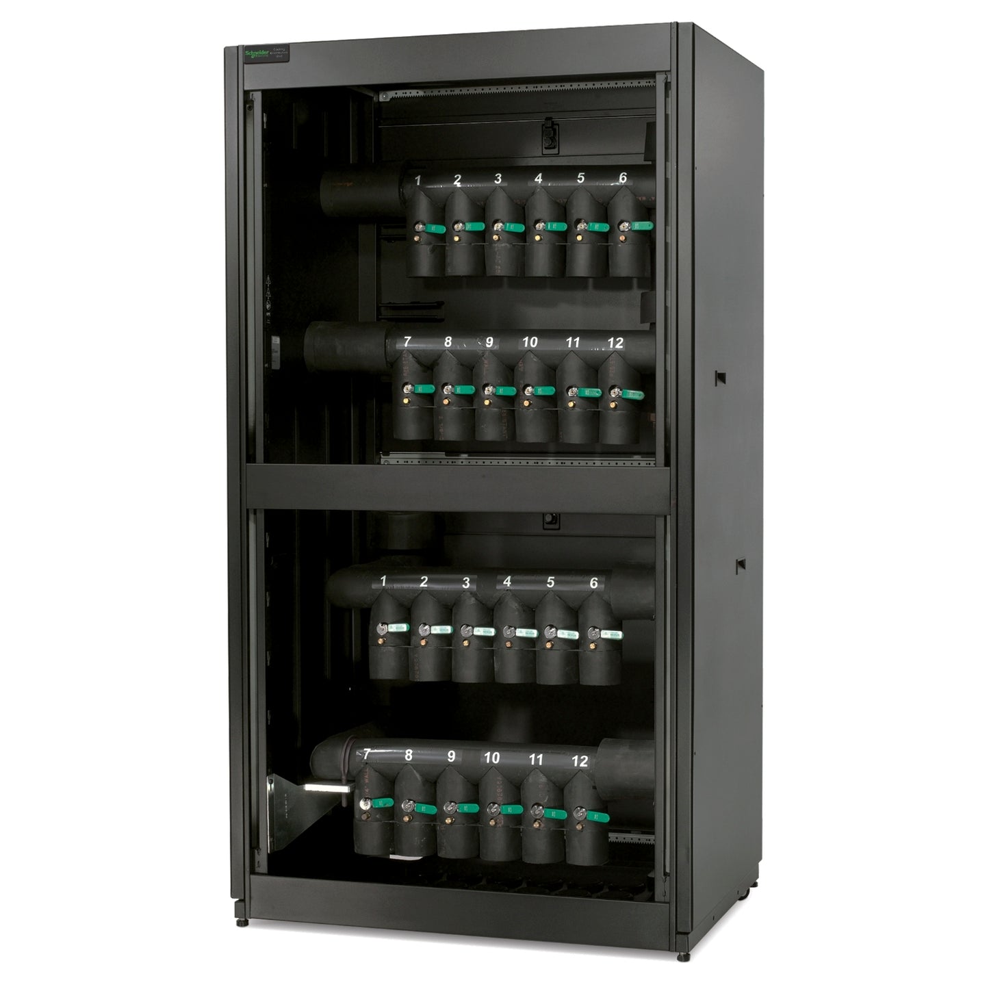 Cooling Distribution Unit 12 Circuit, Bottom/Top Mains, Bottom Distribution Piping ACFD12-B