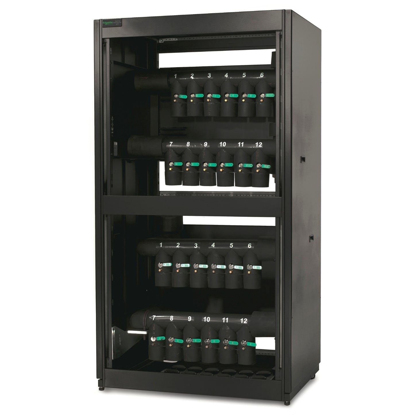 Cooling Distribution Unit 12 Circuit, Bottom/Top Mains, Bottom Distribution Piping ACFD12-B