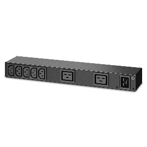 Rack PDU, Basic, 0U/1U, 100-240V/20A, 220-240V/16A, (7) C13, (2) C19 AP6120A