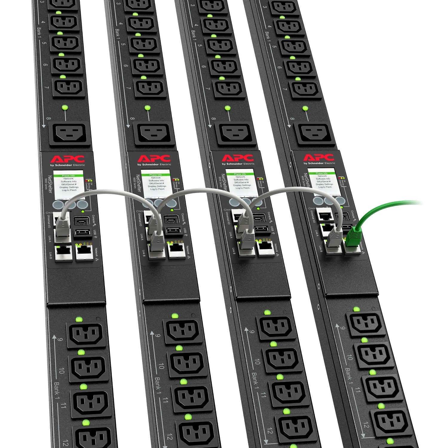 APC Rack PDU 9000 Switched, ZeroU, 32A, 230V, (21) C13 & (3) C19 APDU9 ...