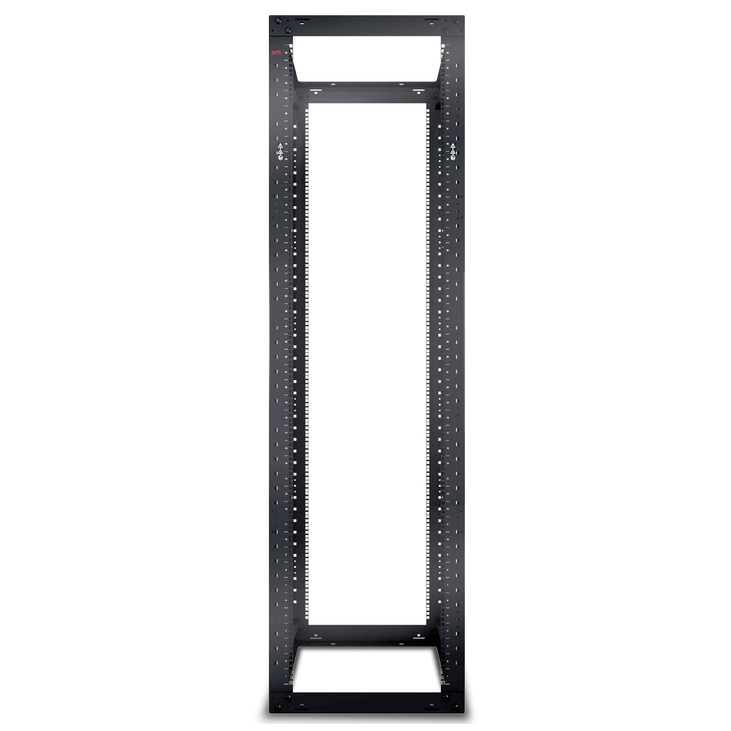 NetShelter 4 Post Open Frame Rack 44U Square Holes AR203A - UPS Solutions