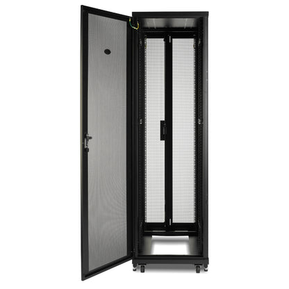 NetShelter SV 48U 600mm Wide x 1200mm Deep Enclosure with Sides Black AR2507