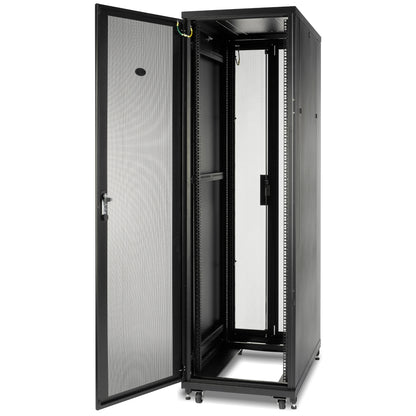 NetShelter SV 48U 600mm Wide x 1200mm Deep Enclosure with Sides Black AR2507