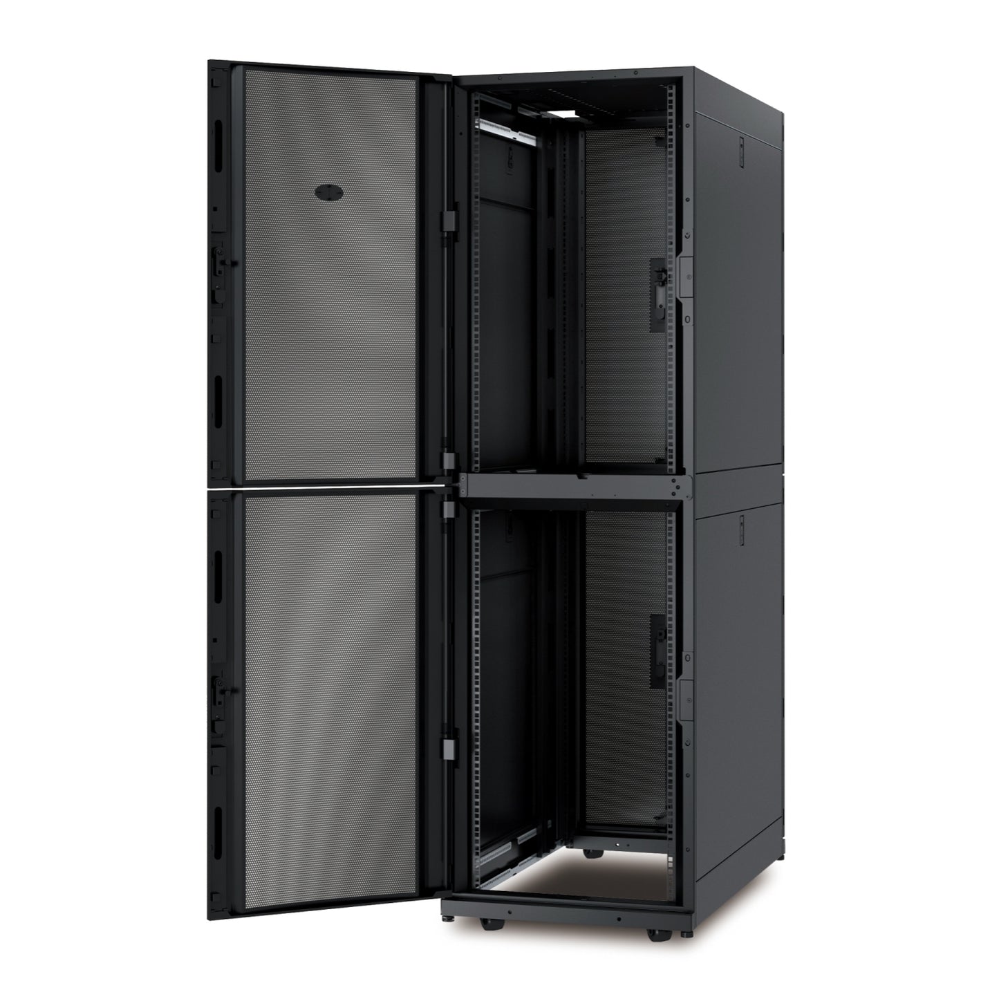 NetShelter SX Colocation 2 x 20U 600mm Wide x 1070mm Deep Enclosure with Sides Black AR3200