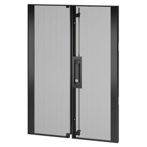 NetShelter SX 18U 600mm Wide Perforated Split Doors Black AR7161