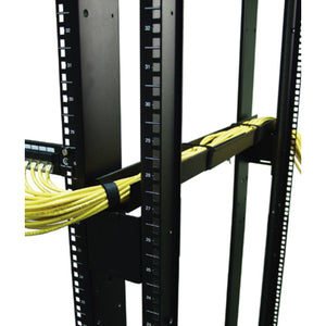 Horizontal Cable Organizer Side Channel 18 to 30 inch adjustment AR8008BLK