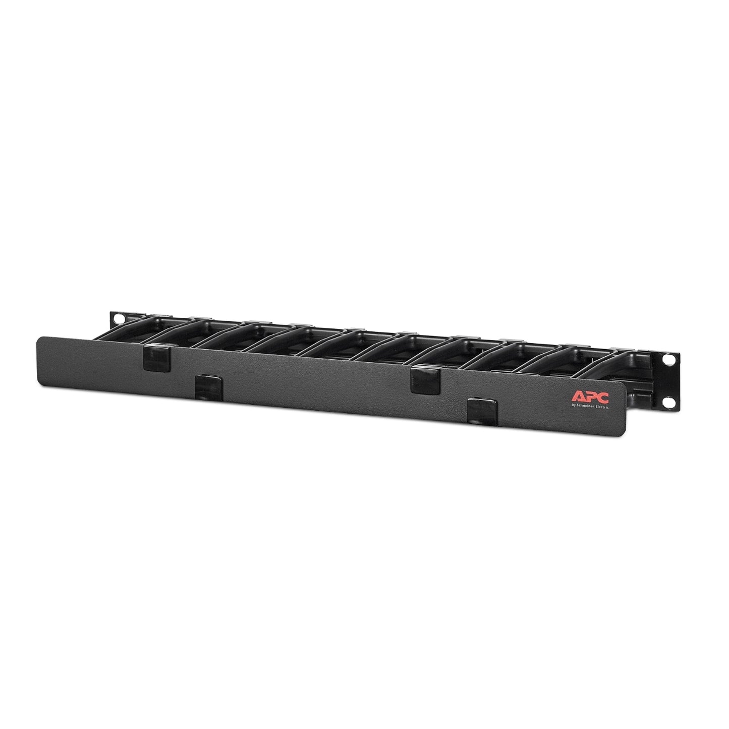 Horizontal Cable Manager, 1U x 4" Deep, Single-Sided with Cover AR8602A