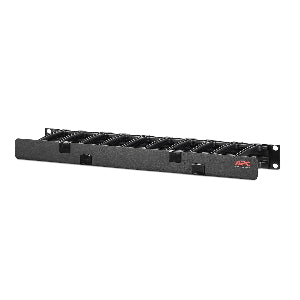 Horizontal Cable Manager, 1U x 4" Deep, Single-Sided with Cover AR8602A