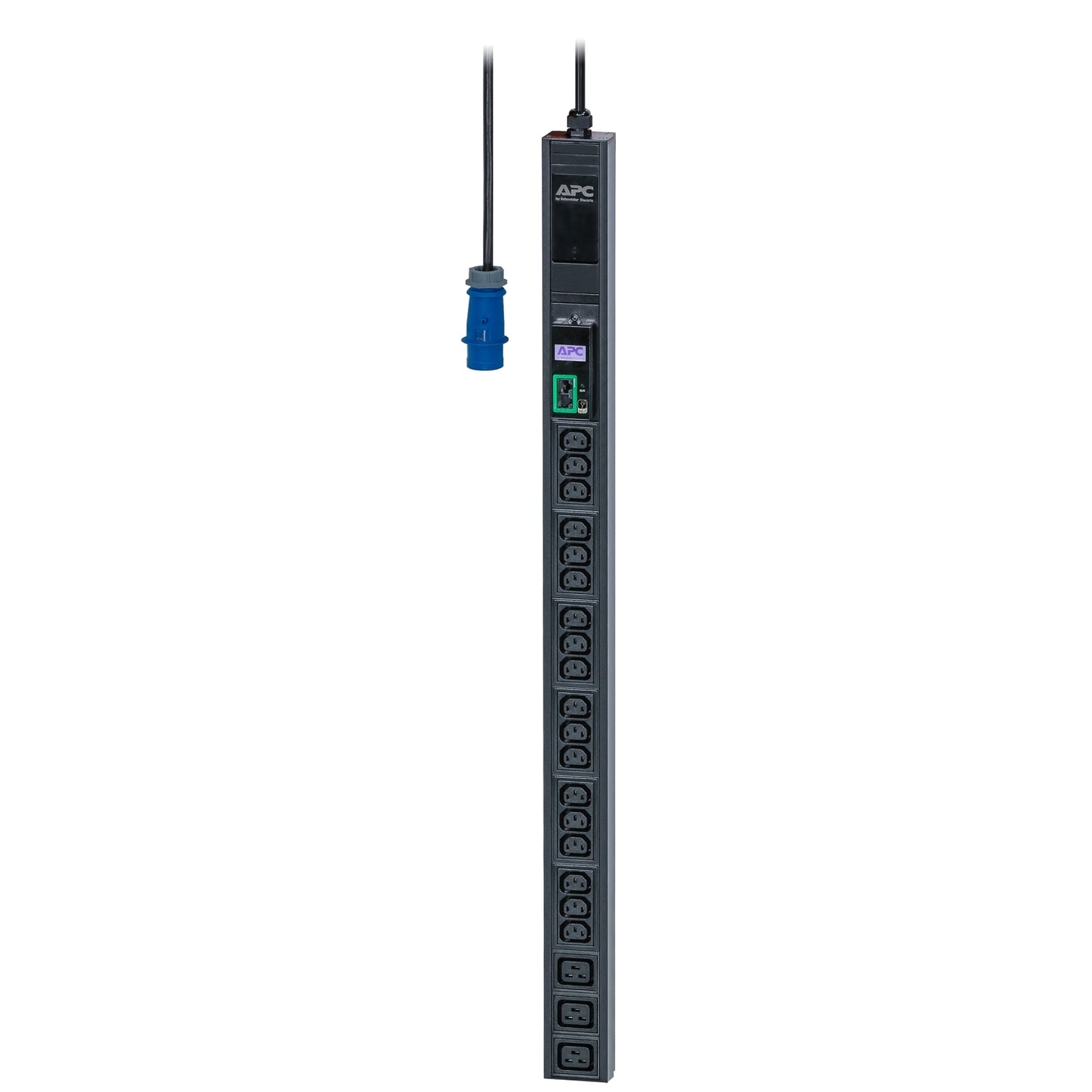 Easy PDU,Metered,ZeroU,16A,230V,(18)C13 & (3)C19, IEC309 EPDU1116M