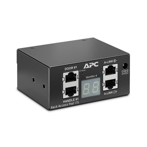 NetBotz Rack Access Pod 175 (pod, 13.56 MHz handles, and door contacts for APC SX rack). NBPD1356