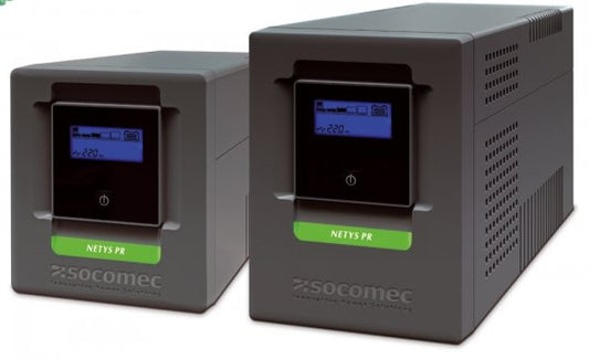 Socomec NETYS PR Mini Tower Single Phase UPS System 1000VA / 700W NPR-1000-MT