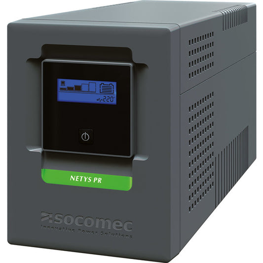 Socomec NETYS PR Mini Tower Single Phase UPS System 1500VA / 1050W NPR-1500-MT