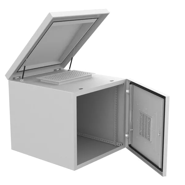 Certech 9RU 400mm Deep Outdoor wall mounted rack IP45 Rated NRODW9400FK