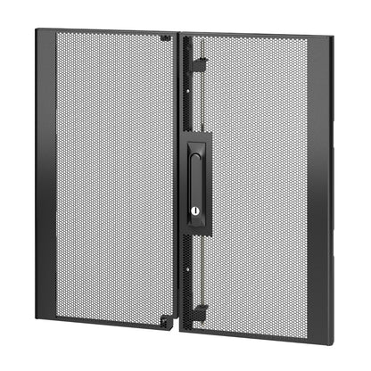 NetShelter SX 12U 600mm Wide Perforated Split Doors Black AR7160