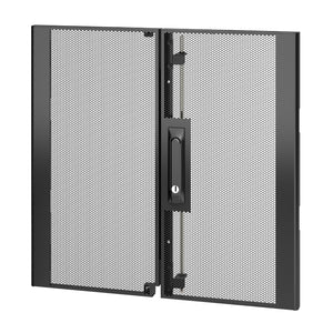 NetShelter SX 12U 600mm Wide Perforated Split Doors Black AR7160