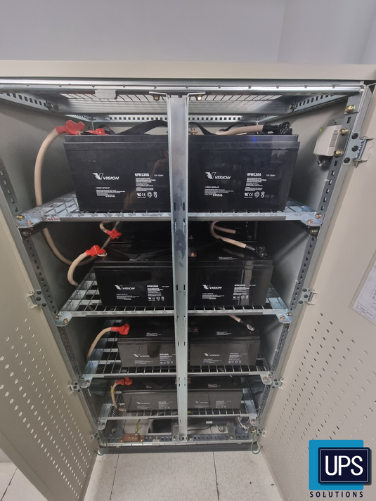 UPS battery installation at a Perth commercial facility