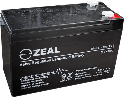 ZEAL VRLA 12v 9Ah High Rate - SA12V9HR