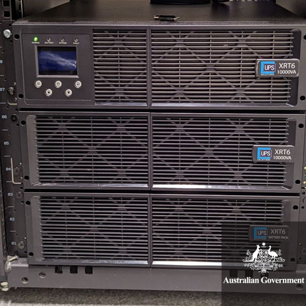 Australian Government Department — XRT6 10kVA UPS installation