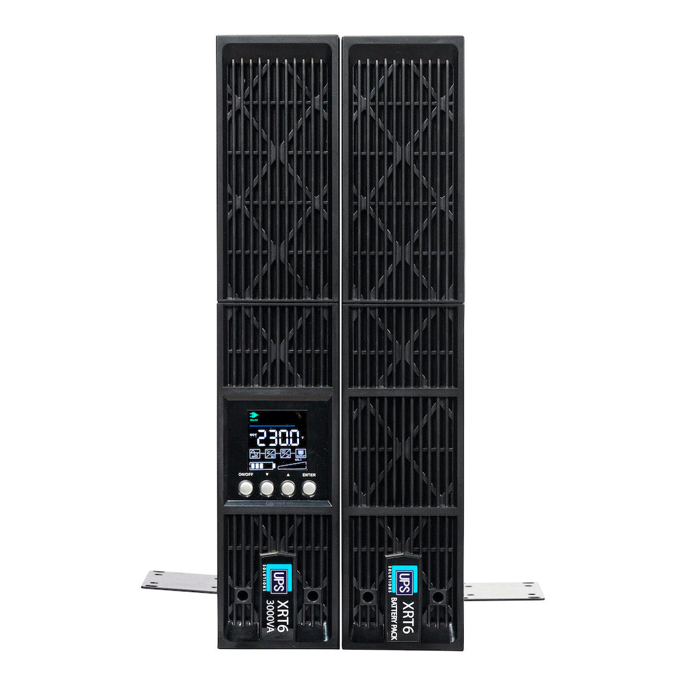 UPS Solutions XRT6 Online UPS 3KVA w/ Long Life Battery - UPSXRT6-3000L