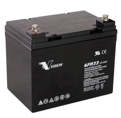 Vision 6FM33D 10YRS DEEP CYCLE BATTERY 6FM33D